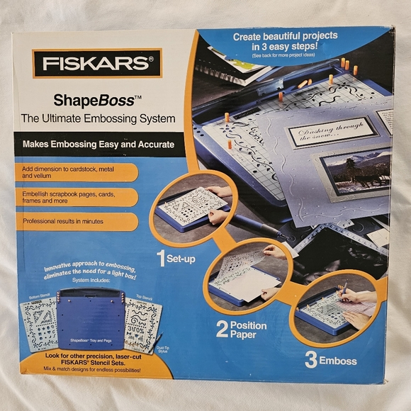 Fiskars | Office | Fiskars Shape Boss The Ultimate Embossing System New ...